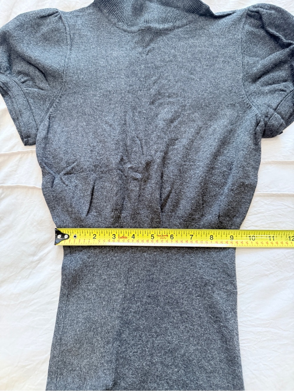 Express Gray Ribbed Turtleneck Sweater - Picture 4 of 9